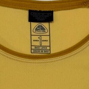 Nike acg yellow long sleeve